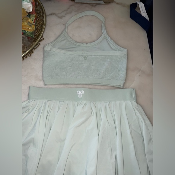 ARITZIA Movetech Tennis Pro Micro Skirt -Mint Green SET TOP & SKIRT - Picture 2 of 3